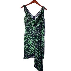 GABRIELLE UNION and New York & Company Sleeveless Draped Neck Dress Size Small